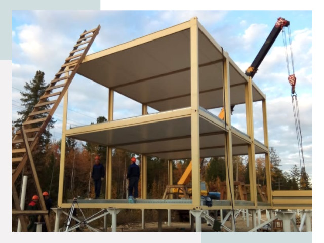 Строительство модульных здания Снежинск