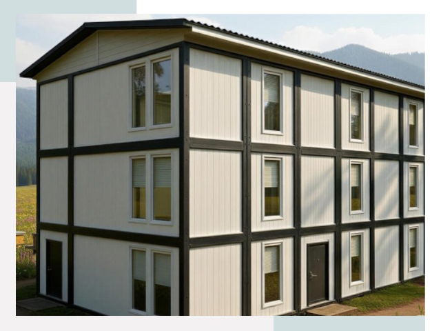 Модульные общежития в Снежинске