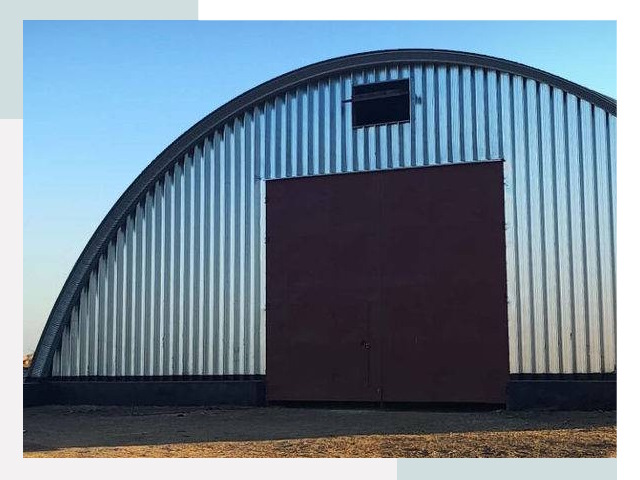 Бескаркасные ангары в Снежинске
