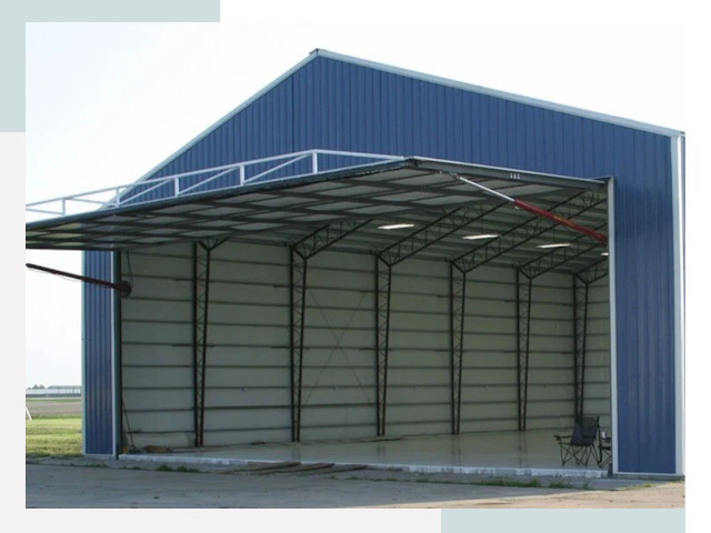 Прямо стенные ангары в Снежинске