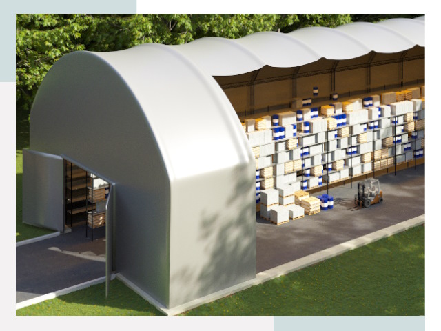 Тентовые ангары в Снежинске