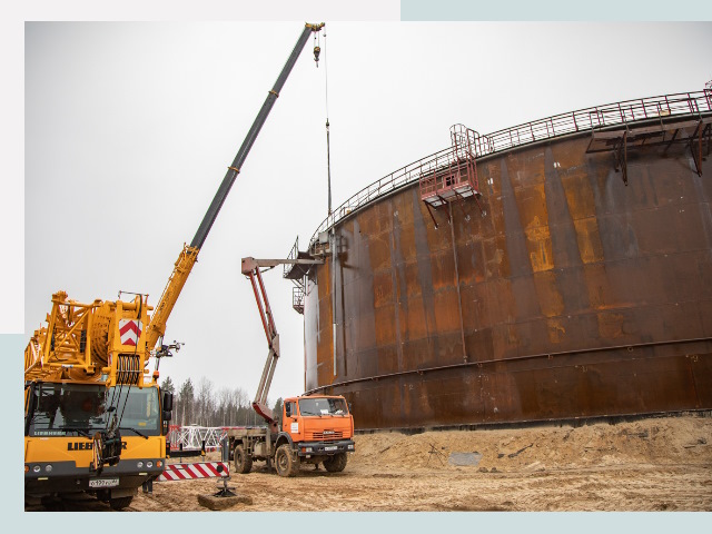 Монтаж резервуаров в Снежинске от 624 руб. за м³