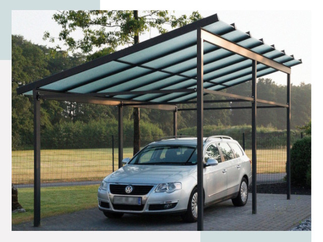 Навесы для автомобилей в Снежинске