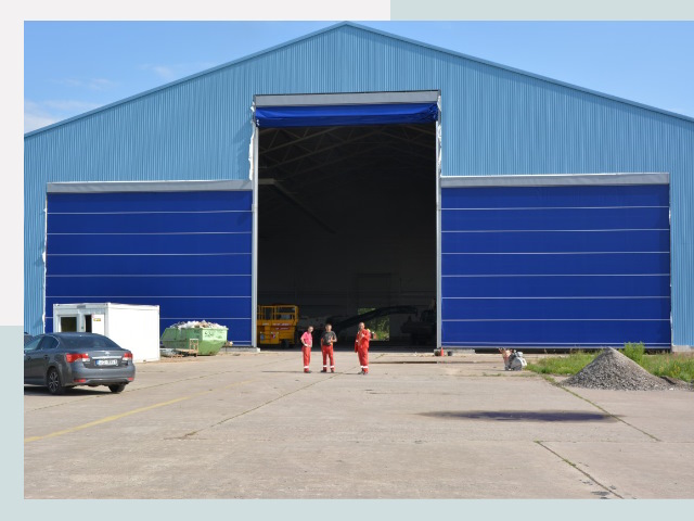 Ангарные ворота в Снежинск от СтальСтрой-Снж по цене 624 руб.