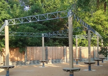 Терраса из металлоконструкций под ключ, проектирование, изготовление и монтаж от СтальСтрой-Снж